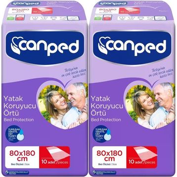 Canped 80x180 cm 20 Adet Yatak Koruyucu Örtü