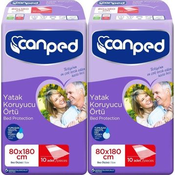 Canped 80x180 cm 20 Adet Yatak Koruyucu Örtü