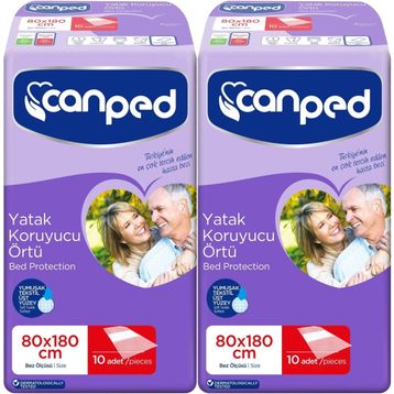 Canped 80x180 cm 20 Adet Yatak Koruyucu Örtü