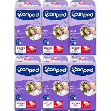 Canped 80x180 cm 60 Adet Yatak Koruyucu Örtü