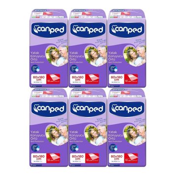 Canped 80x180 cm 60 Adet Yatak Koruyucu Örtü