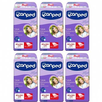 Canped 80x180 cm 60 Adet Yatak Koruyucu Örtü