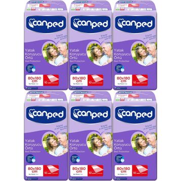 Canped 80x180 cm 60 Adet Yatak Koruyucu Örtü