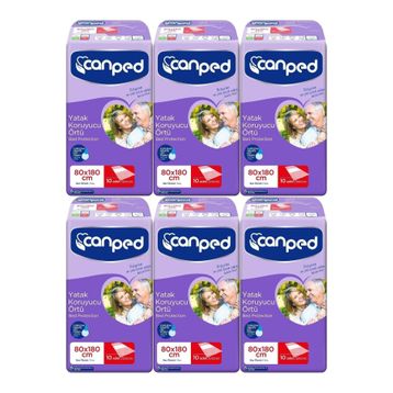 Canped 80x180 cm 60 Adet Yatak Koruyucu Örtü