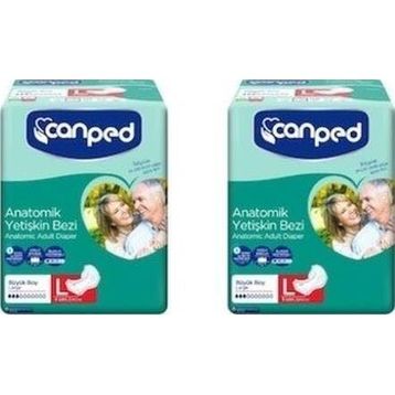 Canped Anatomik -Large Beden 16 Adet Hasta Bezi
