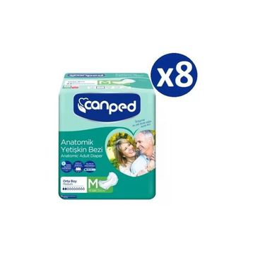 Canped Anatomik Medium 80 Adet Hasta Bezi