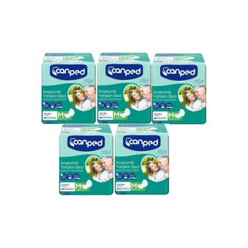 Canped Anatomik Normal Orta 50 Adet Hasta Bezi
