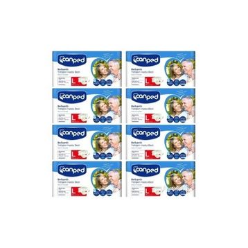 Canped Bel Bantlı Tekstil Yüzey Large-Büyük Boy 8x30 Adet Yetişkin Hasta Bezi