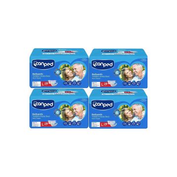 Canped Belbantlı Büyük Boy Large 112 Adet Yetişkin Hasta Bezi