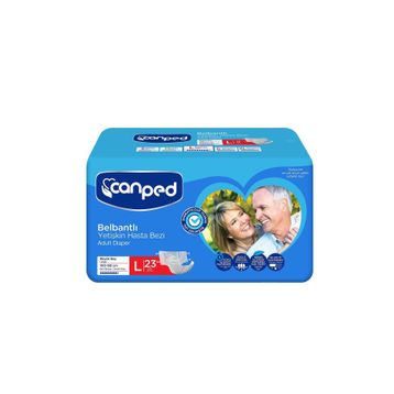 Canped Belbantlı Büyük Boy Large 23 Adet Hasta Bezi