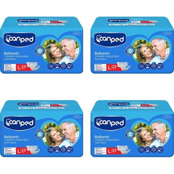 Canped Belbantlı Büyük Boy Large 92 Adet Hasta Bezi