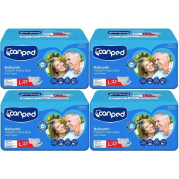 Canped Belbantlı Büyük Boy Large 92 Adet Hasta Bezi
