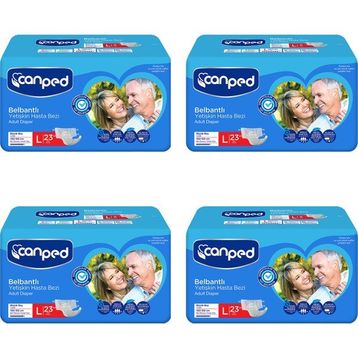 Canped Belbantlı Büyük Boy Large 92 Adet Hasta Bezi