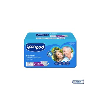 Canped Belbantlı Extra Büyük Boy Large 30'lu Hasta Bezi
