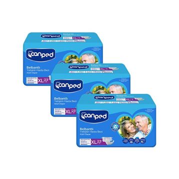 Canped Belbantlı Extra Büyük Boy XL 69 Adet Hasta Bezi