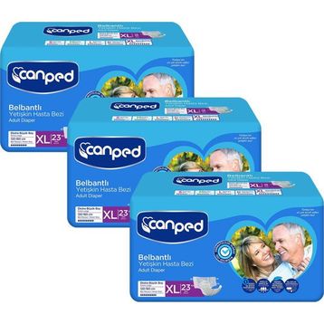 Canped Belbantlı Extra Büyük Boy XL 69 Adet Hasta Bezi