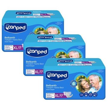 Canped Belbantlı Extra Büyük Boy XL 69 Adet Hasta Bezi