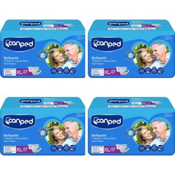 Canped Belbantlı Extra Büyük Boy XL 92 Adet Hasta Bezi