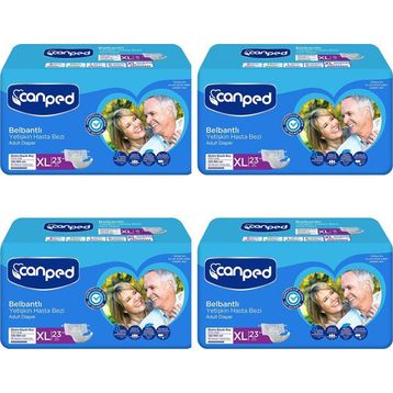 Canped Belbantlı Extra Büyük Boy XL 92 Adet Hasta Bezi