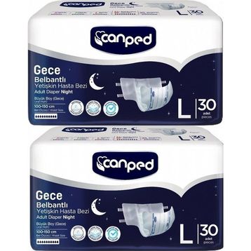 Canped Belbantlı Gece Büyük Large 60 Adet Yetişkin Hasta Bezi