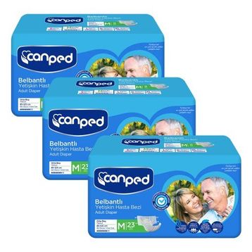 Canped Belbantlı Orta Boy Medium 69 Adet Hasta Bezi