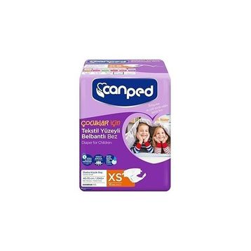 Canped Canbebe Belbantlı Tekstil XS 12'li Hasta Bezi