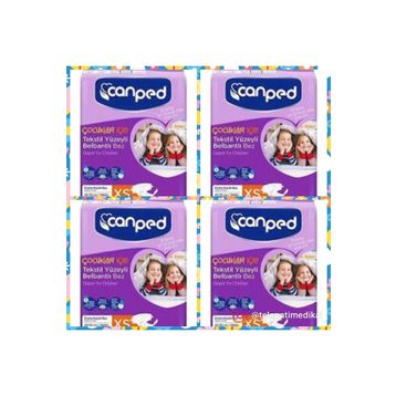 Canped Cırtlı XS 120 Adet Hasta Bezi
