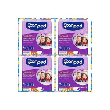 Canped Cırtlı XS 120 Adet Hasta Bezi