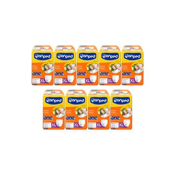 Canped Ekstra Büyük Boy 130-170 cm 9x72 Adet Emici Külot