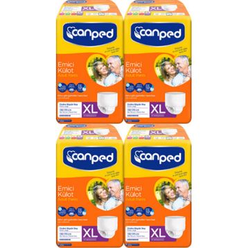 Canped Ekstra Büyük Boy XL 4x30 120'li Emici Külot