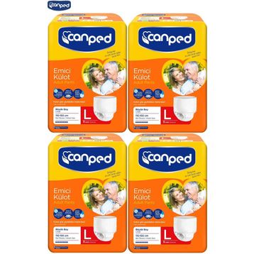 Canped Emici Büyük-Large 4x8 Adet Külot Hasta Bezi