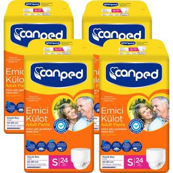 Canped Emici Külot Küçük Boy Small 96 Adet Hasta Bezi