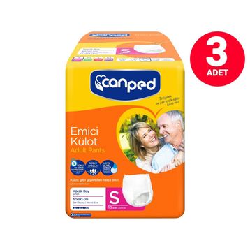 Canped Emici Külot Küçük S 27 Adet 50-90 cm Yetişkin Hasta Bezi