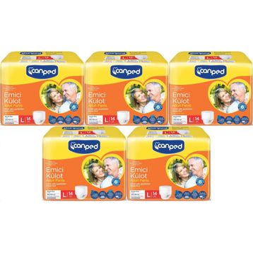 Canped Emici Külot L 5x14 70 Adet Yetişkin Hasta Bezi