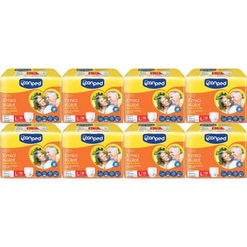 Canped Emici Külot L 8x14 112 Adet Yetişkin Hasta Bezi