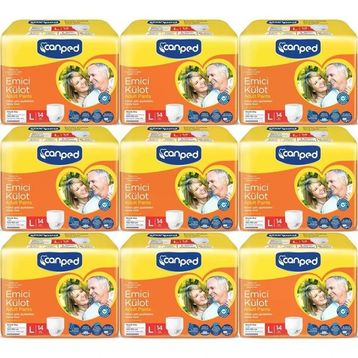 Canped Emici Külot L 9x14 126 Adet Yetişkin Hasta Bezi