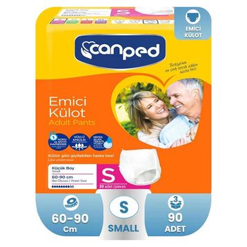 Canped Emici Külot S Beden 90 Adet Hasta Bezi