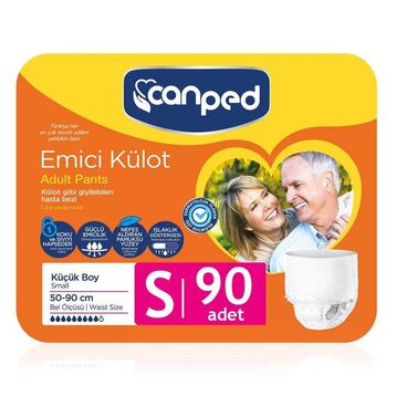 Canped Emici Külot S Beden 90 Adet Hasta Bezi
