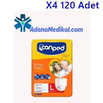 Canped Külotlu L 120 Adet Hasta Bezi