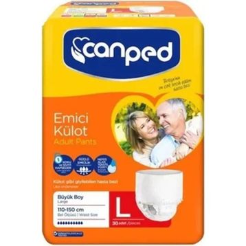 Canped Külotlu L Beden 30 Adet Hasta Bezi