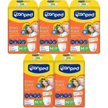Canped M 5x24 Adet Emici Külot Yetişkin Hasta Bezi