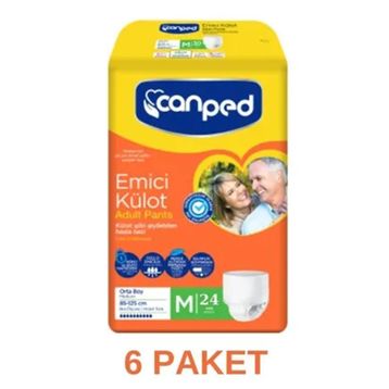 Canped M 6x24 Adet Emici Külot Yetişkin Hasta Bezi