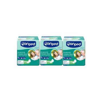 Canped M Beden 30 Adet Anatomik Hasta Bezi