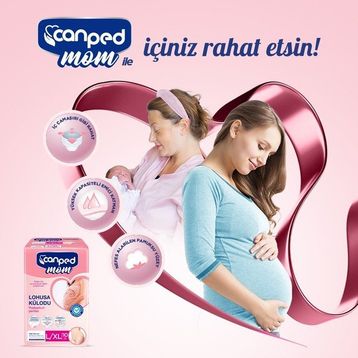 Canped Mom Lohusa L-XL 10 Adet Külot Bez
