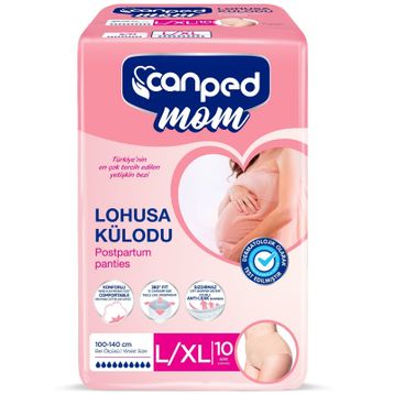Canped Mom Lohusa L-XL 10 Adet Külot Bez