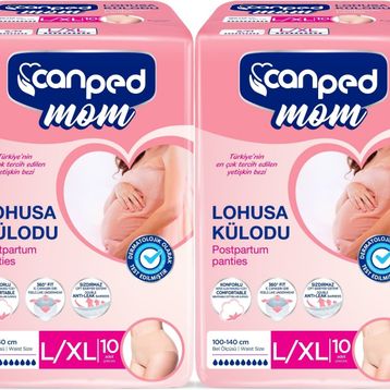 Canped Mom Lohusa L-XL 20 Adet Külot Bez