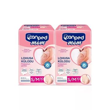 Canped Mom Lohusa S/M 2x10 Adet İnce Emici Külot
