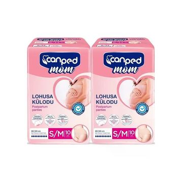 Canped Mom Lohusa S/M 2x10 Adet İnce Emici Külot