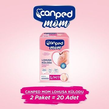 Canped Mom Lohusa S/M 2x10 Adet İnce Emici Külot