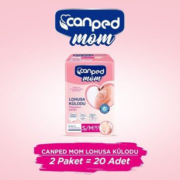 Canped Mom Lohusa S/M 2x10 Adet İnce Emici Külot